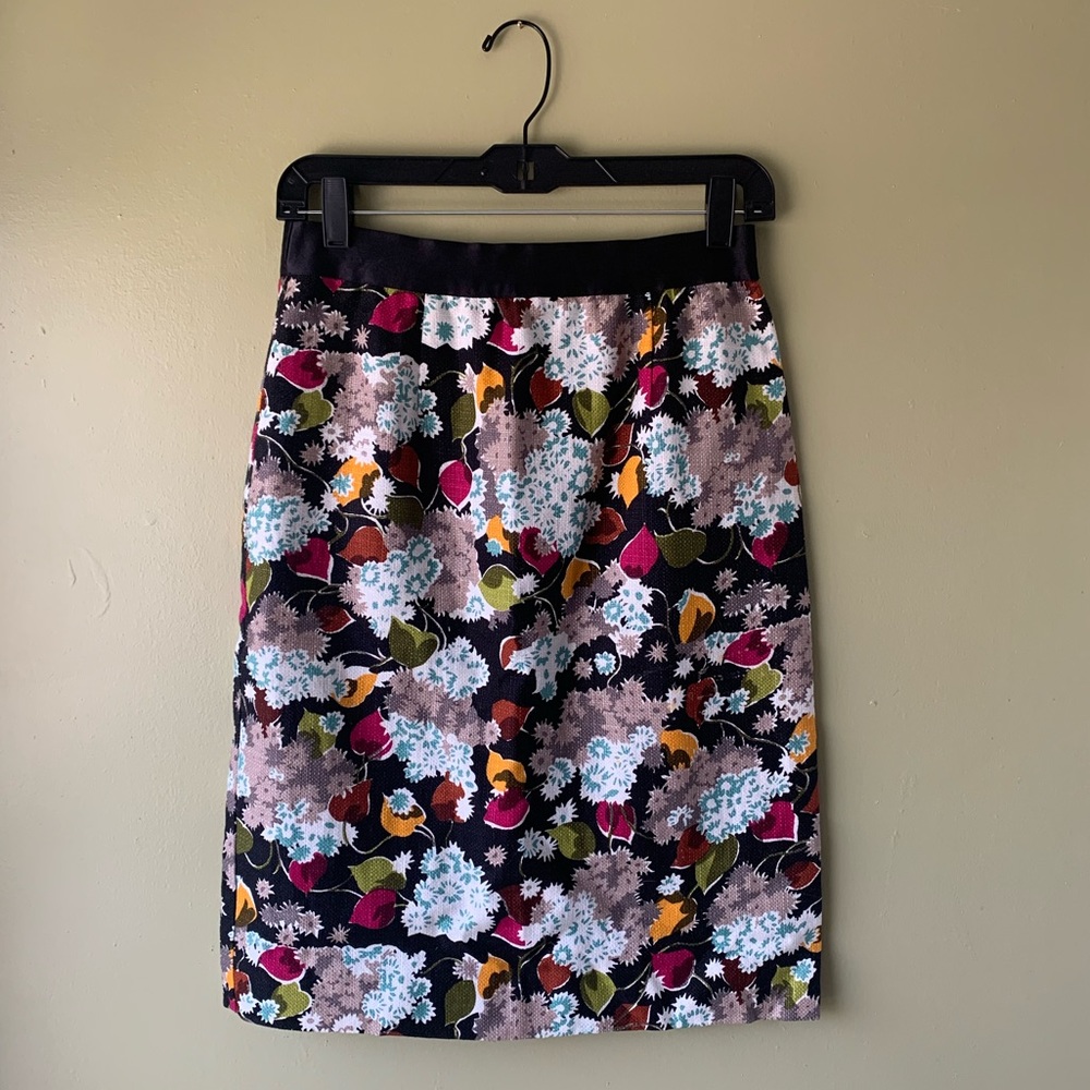 Anthropologie Floral Skirt - Multicolor